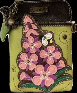 Chala Handbags – Cellphone Bag – Pink Fireweed