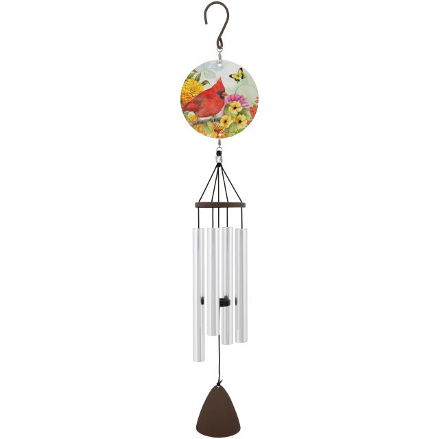 27" WIND CHIME - CARDINAL BIRD SONG