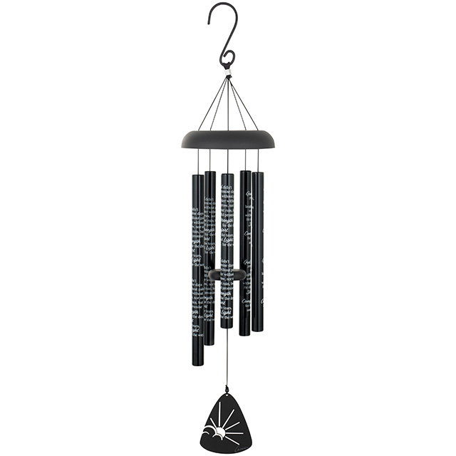 30" WIND CHIME - COMFORT & LIGHT BLACK