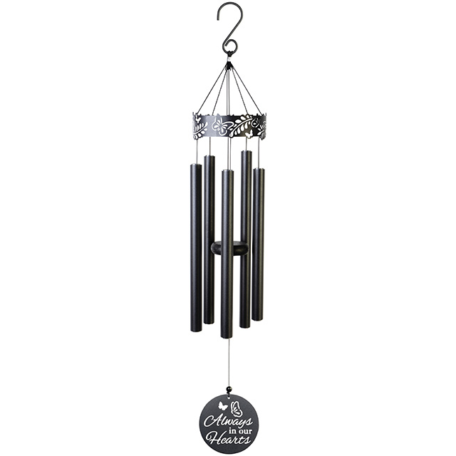 34" WIND CHIME -IN OUR HEARTS (LASER CUT)