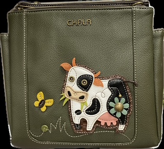 Chala Handbags – Messenger Bag - Cow