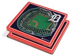 Detroit Tigers 3D coasters