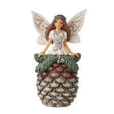 JIM SHORE WOODLAND FAIRY PINECONE