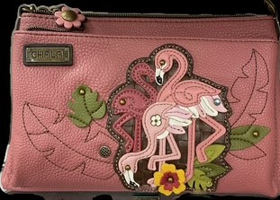 Chala Handbags – Deluxe Crossbody - Flamingo