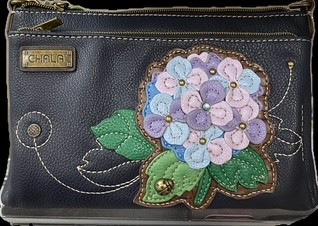 Chala Handbags – Deluxe Crossbody - Hydrangea