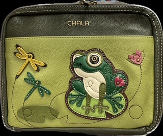 Chala Handbags – Organizer Crossbody - Frog