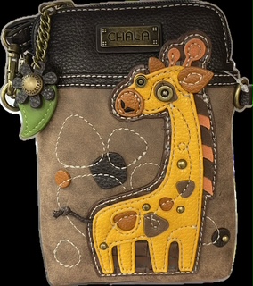 Chala Handbags – Cellphone Bag – Giraffe