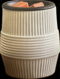 Flip Dish Wax Warmer - Porcelain Ridges
