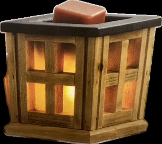 Pluggable Fragrance Warmer - Wood Lantern