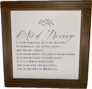 Art of Marriage Wall Hanging