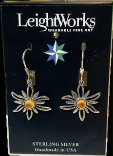 Leight Works Sun Earrings - Fire