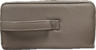 Kedzie - Zippered Clutch - Gray