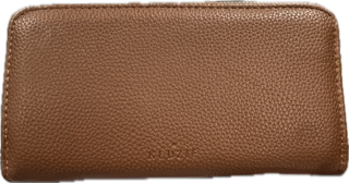 Kedzie - Zippered Clutch - Brown