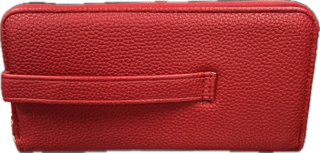Kedzie - Zippered Clutch - Red