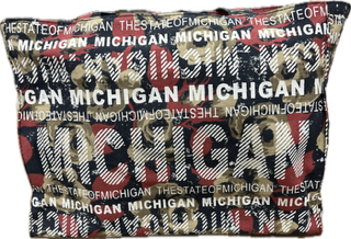 Robin Ruth Michigan Beach Tote -Antique Rose Floral
