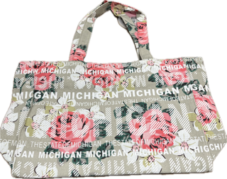 Robin Ruth Michigan Beach Tote - Gray Floral