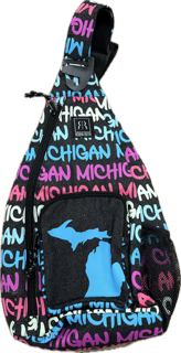 Robin Ruth Michigan Sling Backpack - Bold Colors