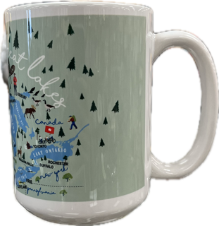 Michigan Mug - Great Lakes Ceramic