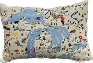 Michigan Throw Pillow