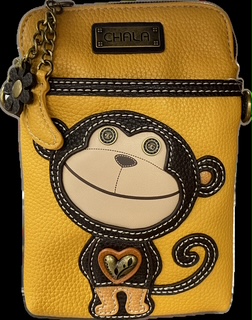 Chala Handbags – Cellphone Bag – Monkey