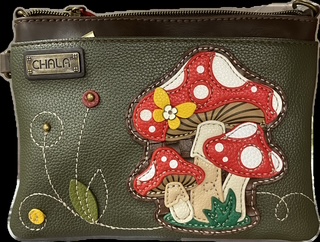 Chala Handbags – Mini Crossbody - Mushroom