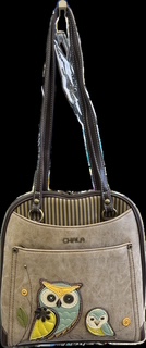 Chala Handbags – Convertible Backpack - Owls