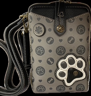 Chala Handbags – Snap Crossbody - Pawprint