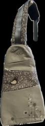 Chala Handbags – Zippered Sling - Bird